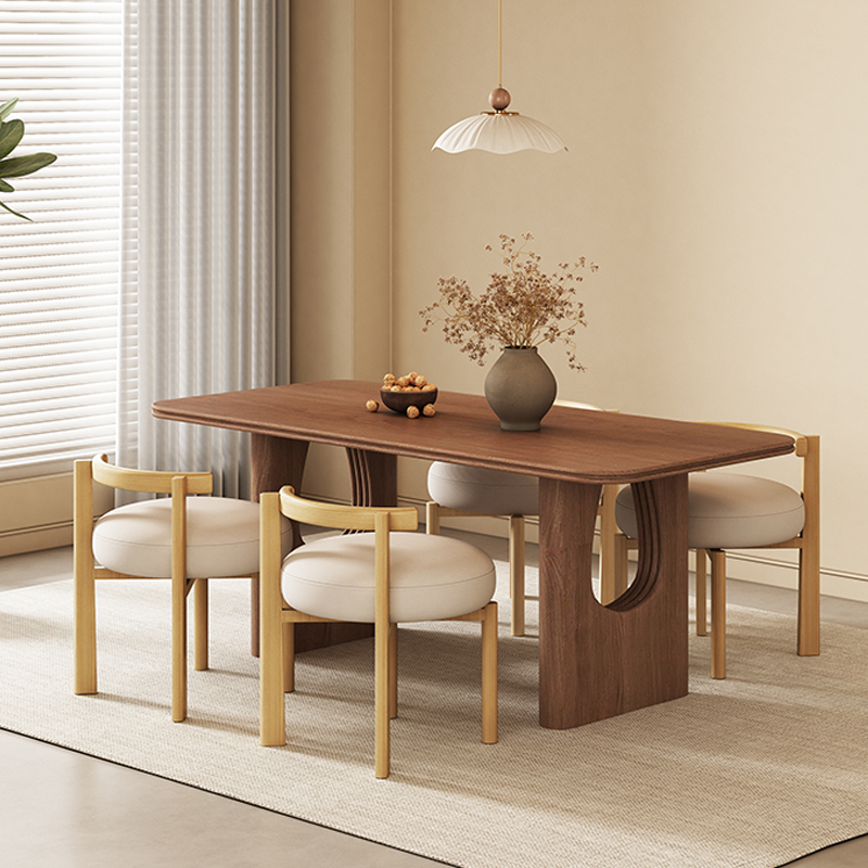 家用仿木旋转书桌椅子舒适久坐电脑椅办公化妆椅卧室靠背椅学习椅 - 图2