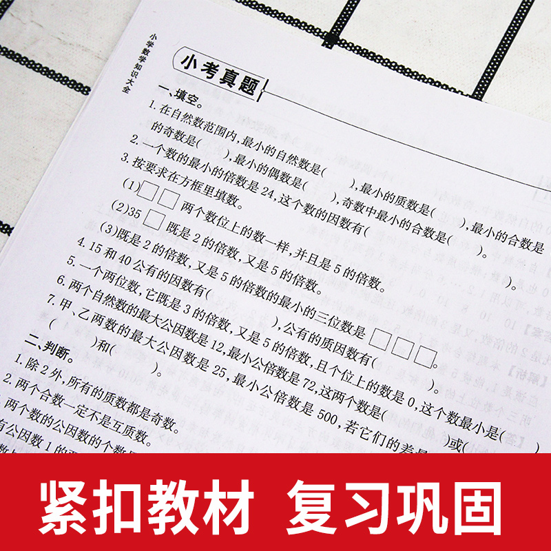 2022年 新版1-6年级小学生知识大全语文数学英语知识点全套基础知识手册大集结一二三四五六年级下册期末总复习大盘点语法小升初 - 图1