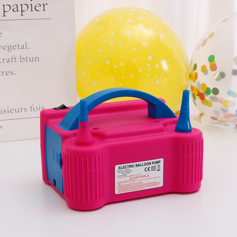 电动气球打气筒充气泵双孔双层吹气球机工具便携式长条气球打气机,淘宝优惠券,粉丝福利购,淘宝优惠卷