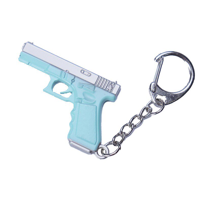 和平精英模型和平吃鸡周边精英迷你合金小枪妹控MK14挂件礼盒装p90模型玩具MG3