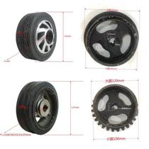 Telescopic door cast iron rubber wheel automatic door wheel handpiece cast-iron handpiece wheel electric door fitting driving wheel