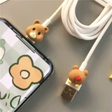 Apple, xiaomi, совместимый мультяшный милый длинный портативный мобильный телефон с зарядкой, iphone, 2м