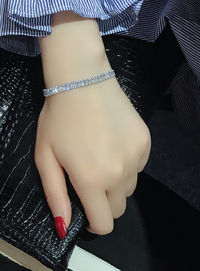 闪耀锆石韩版简约个性水晶手链