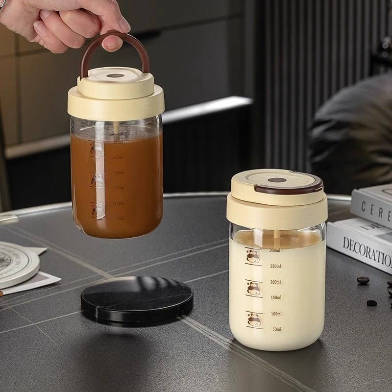 全自动搅拌杯电动2024新款冲泡豆浆牛奶水杯便携咖啡玻璃杯高颜值,淘宝优惠券,粉丝福利购,淘宝优惠卷