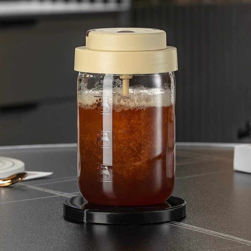 全自动搅拌杯电动2024新款冲泡豆浆牛奶水杯便携咖啡玻璃杯高颜值,淘宝优惠券,粉丝福利购,淘宝优惠卷