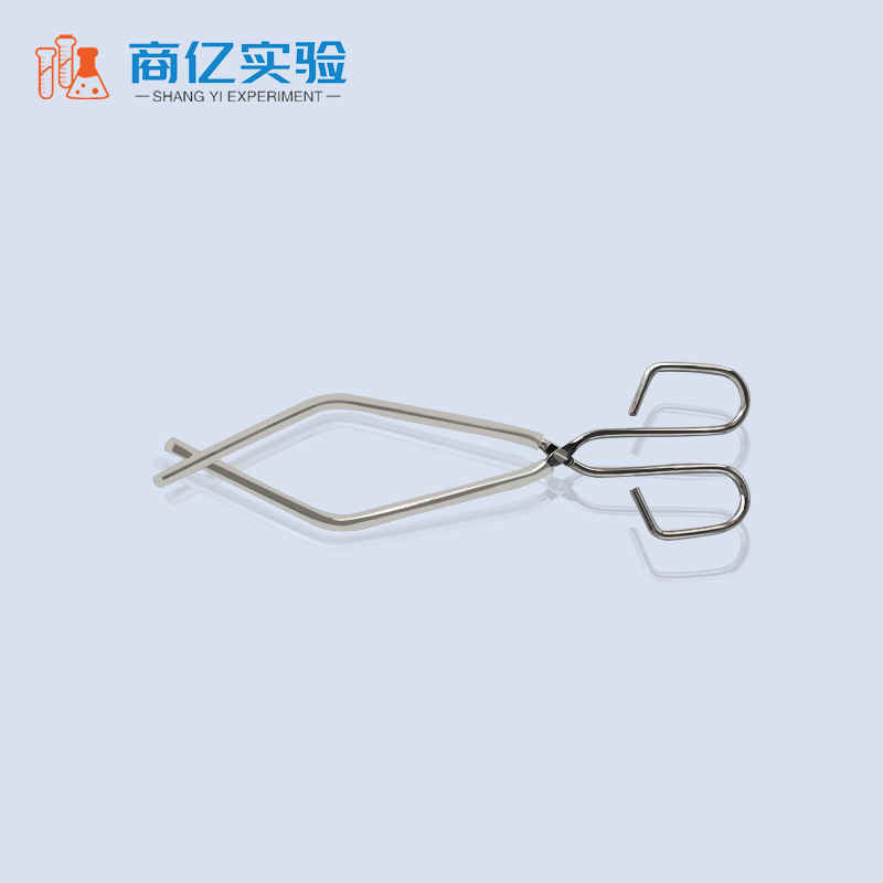 烧杯夹玻璃器皿夹具实验室用耐高温铁夹子化学实验器材教学用品 - 图0