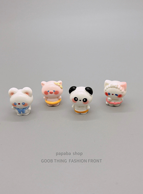 可爱宝宝小动物治愈桌面小摆件