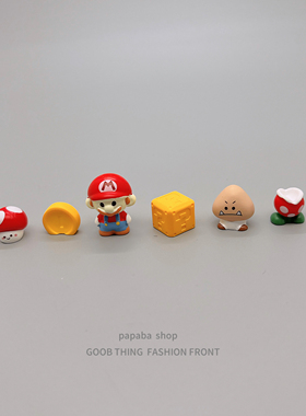 可爱超级马里奥大冒险桌面摆件
