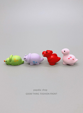 可爱小恐龙霸王龙桌面装饰摆件