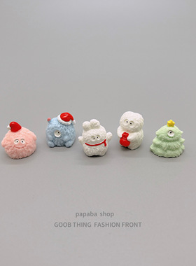 可爱圣诞小毛怪解压礼物