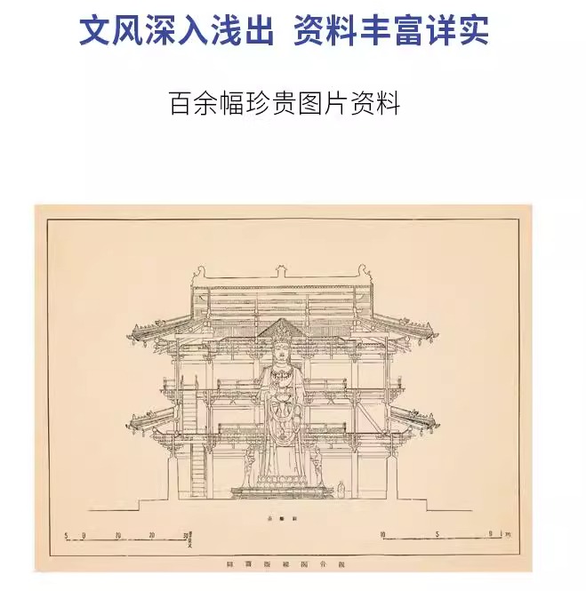 梁思成图像中国建筑史手绘图+营造天书全2册王南建筑史诗系列大尺幅原稿复刻营造法式建筑常识资料中国古代建筑史梁思成建筑手稿 - 图2