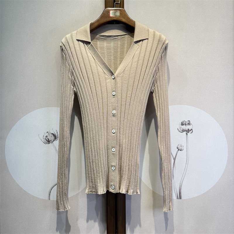 精纺羊毛针织打底衫纯色修身通勤V领长袖百搭舒适亲肤上衣23-3-2,淘宝优惠券,粉丝福利购,淘宝优惠卷