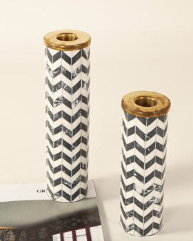 美式复古烛台杆蜡烛底座