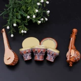 Сувенир, этнический магнит на холодильник, этнические музыкальные инструменты, бубен, подарок на день рождения