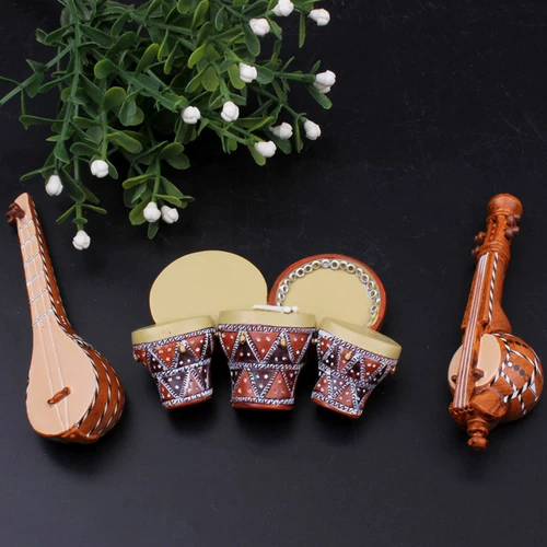 Сувенир, этнический магнит на холодильник, этнические музыкальные инструменты, бубен, подарок на день рождения
