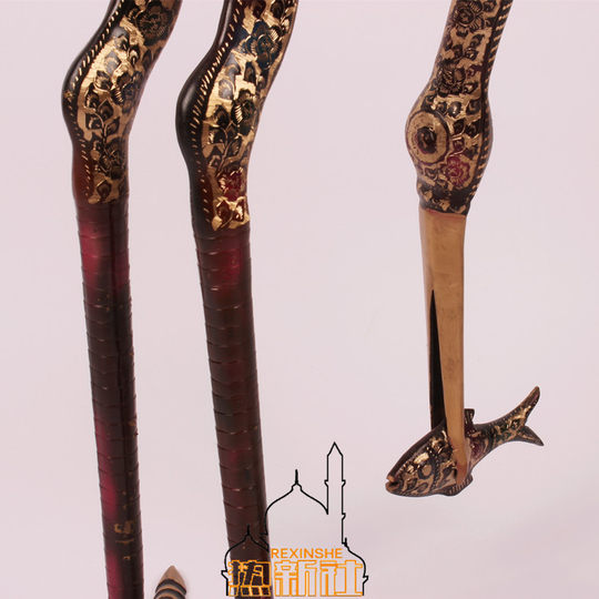 Pakistani handmade bronze crane