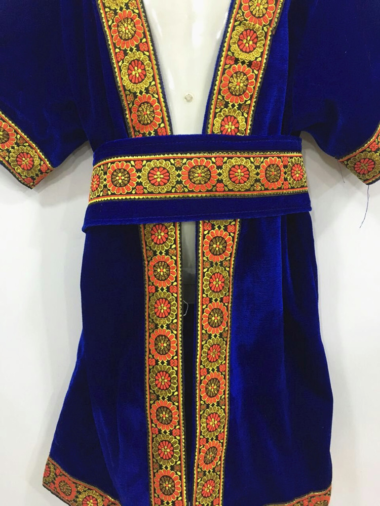 新款儿童舞蹈服装新疆民族服装 维吾尔族舞台服装  男士男童 - 图2