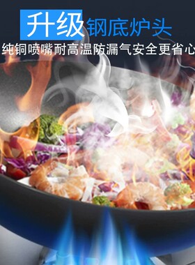 商用大锅灶火力煤气灶不锈钢大锅灶农村流动席燃气大锅炉