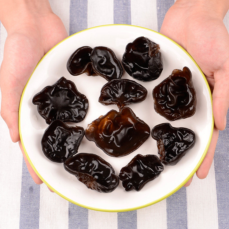 500g包邮黄松甸东北特产椴木秋木耳 爱心农场黑木耳