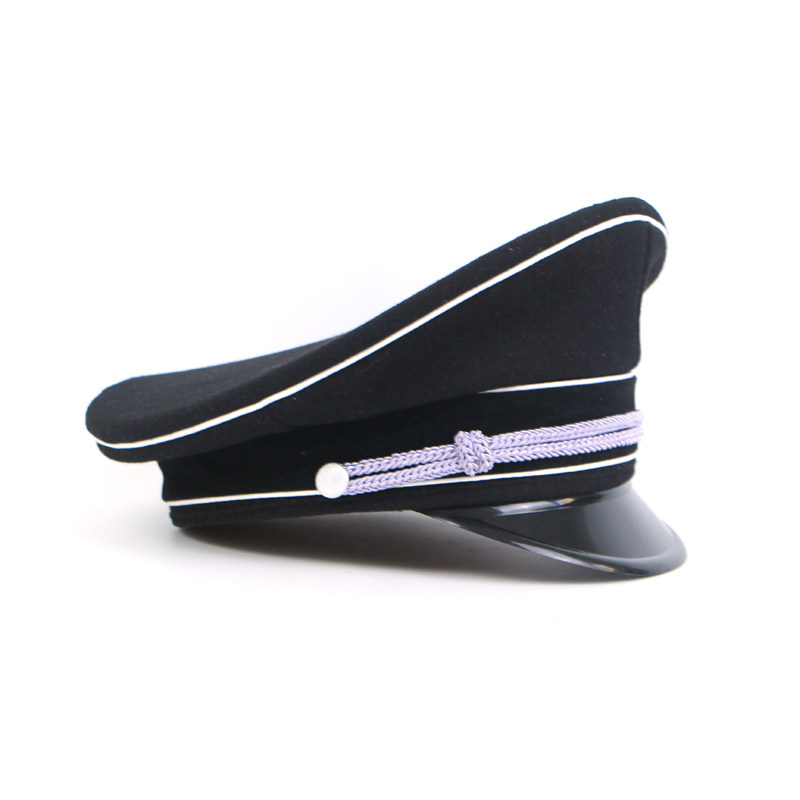 德国大檐帽  大盖帽 礼服帽 黑色毛呢面料 影视道具 男女舞台道具,淘宝优惠券,粉丝福利购,淘宝优惠卷