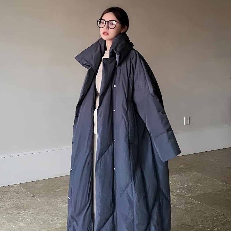 2025年新款女冬季过膝中长款棉服宽松大被子加厚棉衣棉袄时尚外套,淘宝优惠券,粉丝福利购,淘宝优惠卷