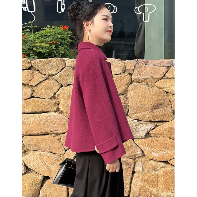 Difenlujia wool double-sided Korean casual coat