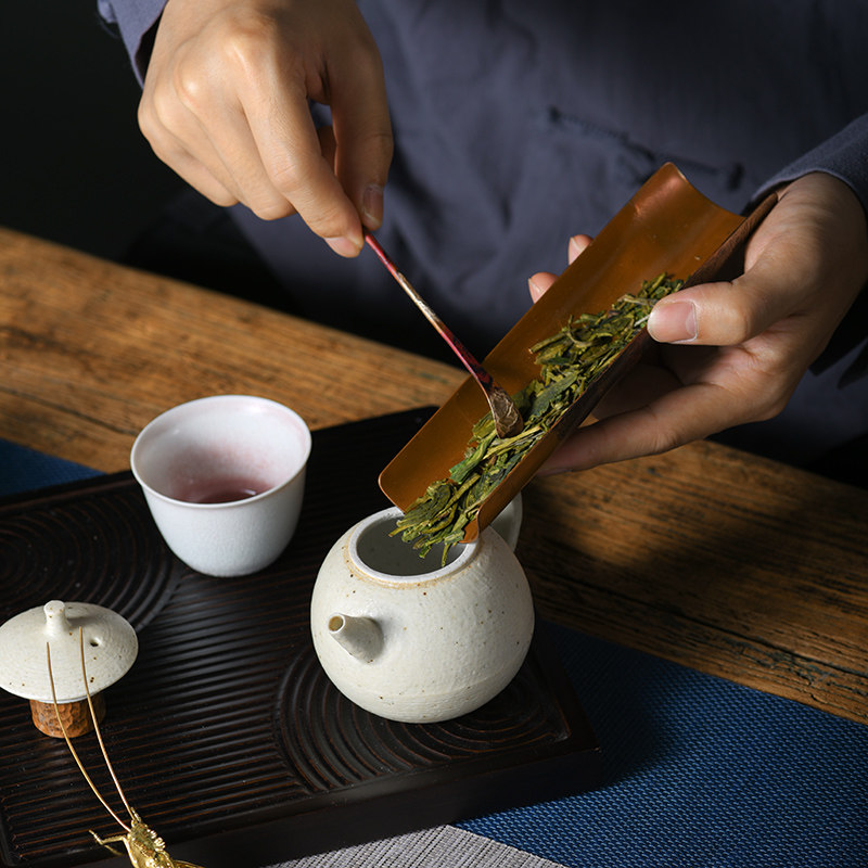 一纪 手工鎏银茶则 禅意铜茶勺茶匙茶铲复古茶荷茶拨功夫茶六君子 - 小编推荐 - WePost 全民代运 - 马来西亚中国淘宝代运与集运专家