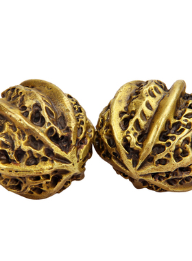 核桃手把玩件健身球长辈老人一对