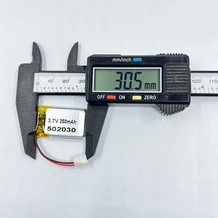 3.7V 502030聚合物锂电池250mAh 蓝牙耳机美容仪内置通用型锂电池