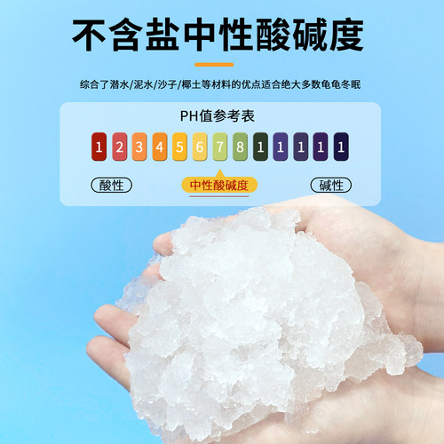 乌龟冬眠吸水树脂专用垫材爬宠椰土套装箱黄缘巴西龟过冬装备用品 - 图2