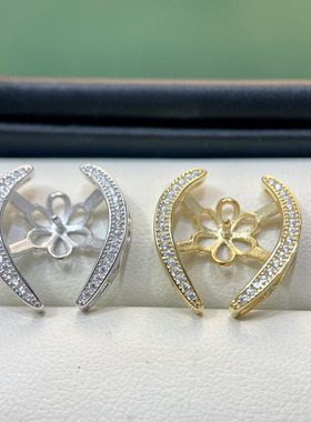 S925纯银轻奢气质精工珍珠吊坠