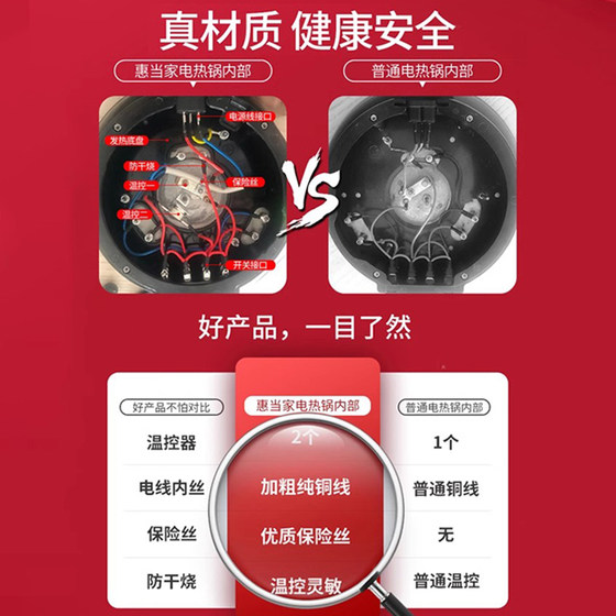 Household multifunctional frying and steaming all-in-one electric wok