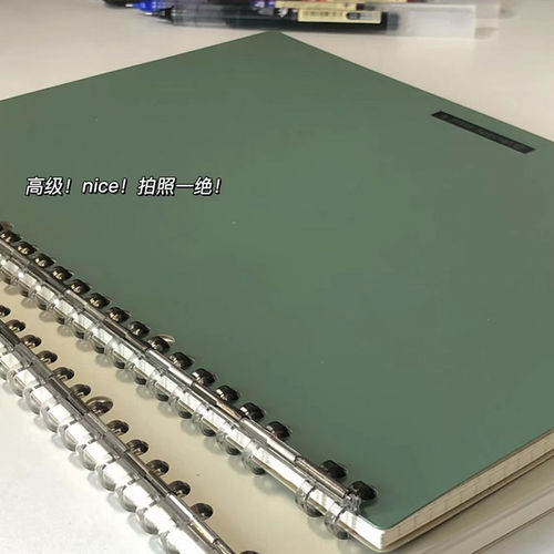 轻薄易携带KOKUYO日本国誉折叠活页本纤薄campus smartring活页夹外壳可拆卸线圈笔记本可对折a5活页夹本壳B5 - 图0