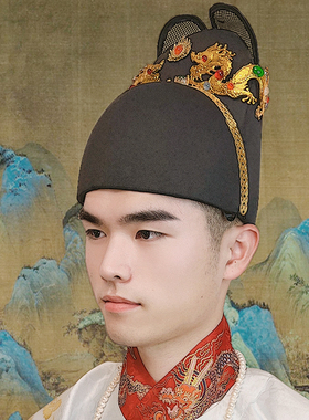 洛潇赋复原定陵翼善冠明代男