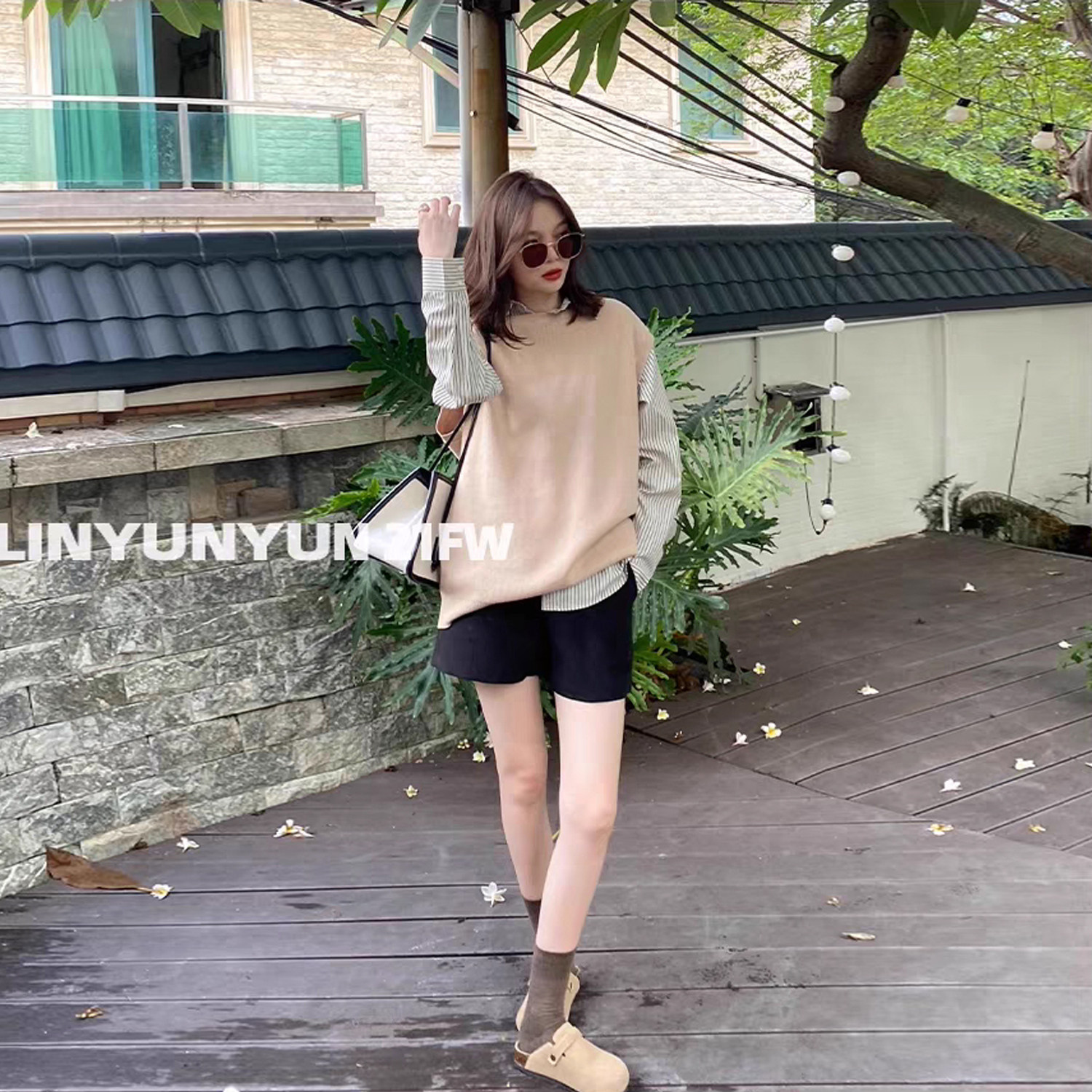 孕妇毛呢短裤秋冬季2025新款外穿孕期不勒肚子托腹阔腿打底裤靴裤,淘宝优惠券,粉丝福利购,淘宝优惠卷