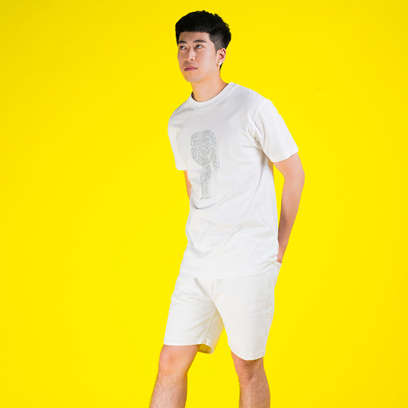 Karl Lagerfeld卡尔拉格斐男logo全棉短袖T恤男士2025春夏XY推选,淘宝优惠券,粉丝福利购,淘宝优惠卷