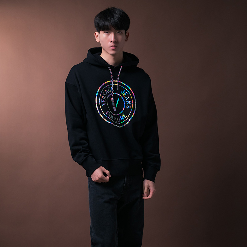 versace /范思哲经典logo xy连帽衫 para海外卫衣