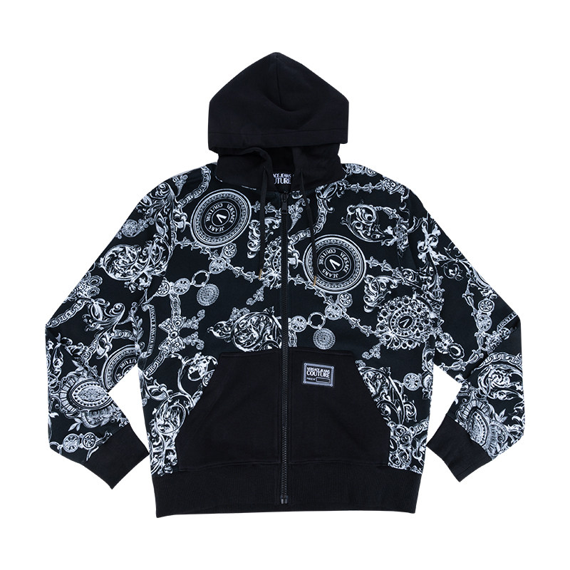 versace /范思哲巴洛克印花连帽衫 para海外卫衣