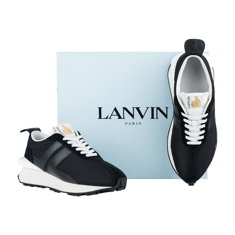 【孤品瑕疵不退不换】LANVIN/浪凡Bumper 系带休闲运动鞋男士 - 图3