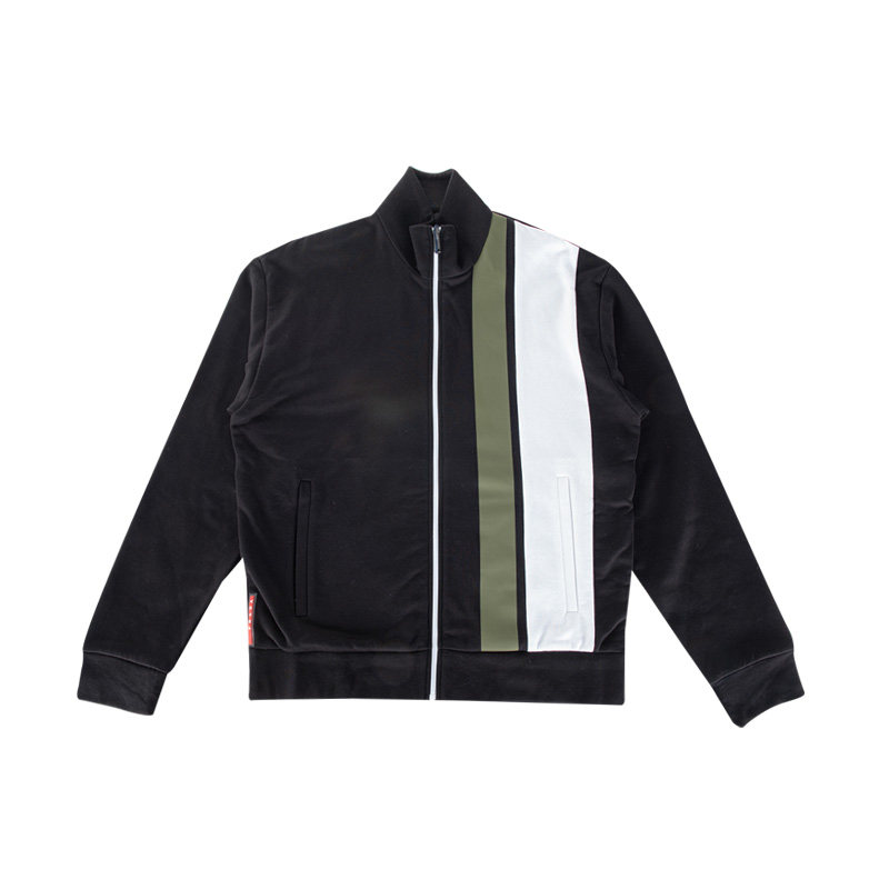 prada /普拉达时尚条纹长袖xy奥莱 para海外夹克