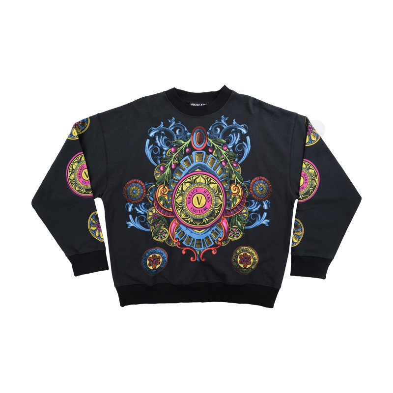 versace /范思哲印花字母logo卫衣 para海外卫衣