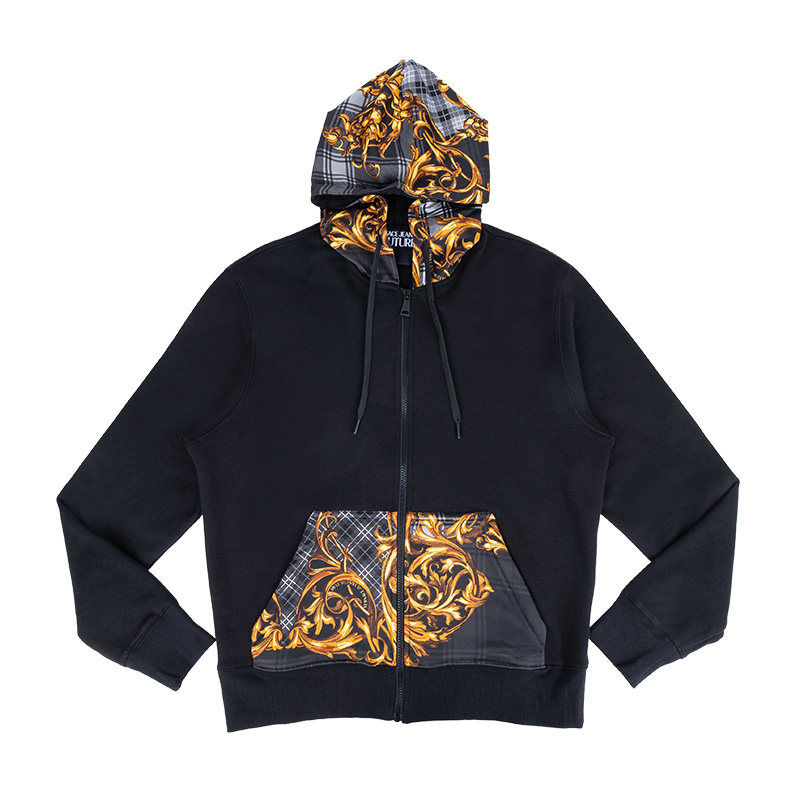 versace /范思哲巴洛克印花连帽衫 para海外卫衣