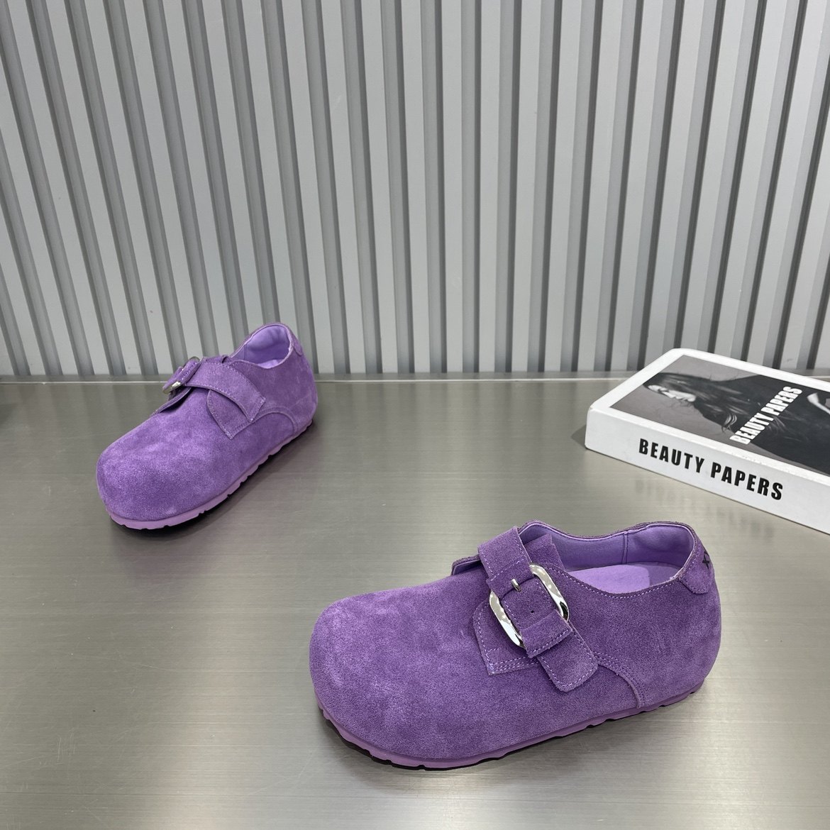 2026春季新款厚底勃肯鞋女一脚蹬复古单鞋豆豆乐福鞋时尚百搭女鞋,淘宝优惠券,粉丝福利购,淘宝优惠卷