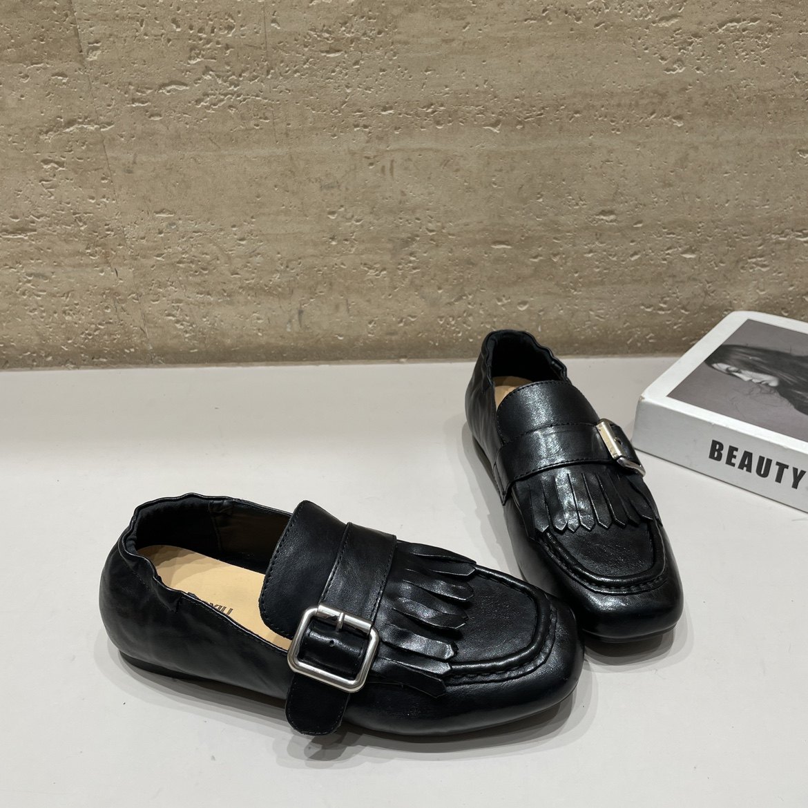 2026春季新款平底乐福鞋春季英伦风流苏单鞋套脚休闲轻便低帮女鞋,淘宝优惠券,粉丝福利购,淘宝优惠卷