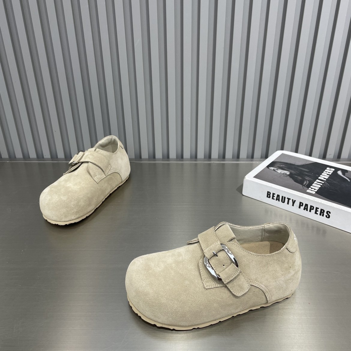 2026春季新款厚底勃肯鞋女一脚蹬复古单鞋豆豆乐福鞋时尚百搭女鞋,淘宝优惠券,粉丝福利购,淘宝优惠卷