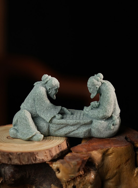 青砂石造景装饰中式茶宠摆件