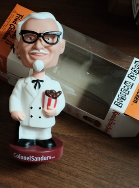 酒吧咖啡厅肯德基爷爷装饰摆件