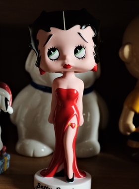 怀旧美式贝蒂小姐公仔摆件装饰