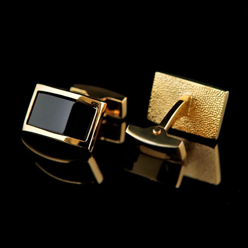 KFLK shirt cufflinks for men's Brand cuff buttons Gold-color - 图0