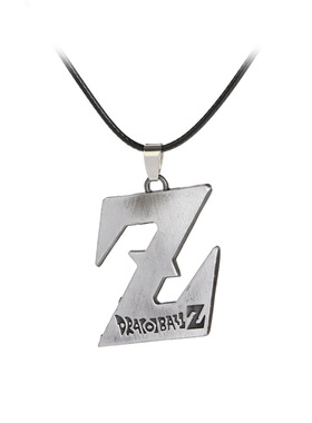 欧美饰品跨境配饰周边Z字形合金项链赛亚人标志吊坠厂家直销